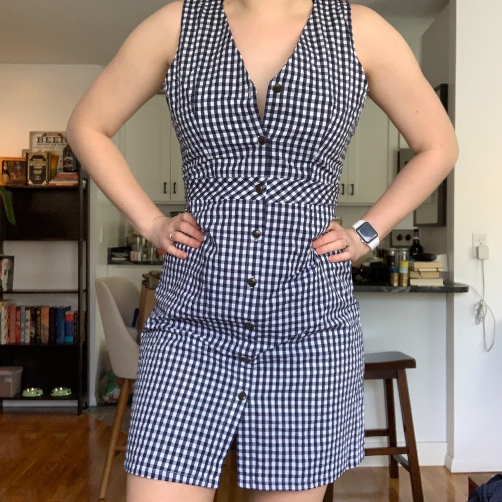 J Crew Gingham Dress
